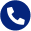 Phone icon on blue circle